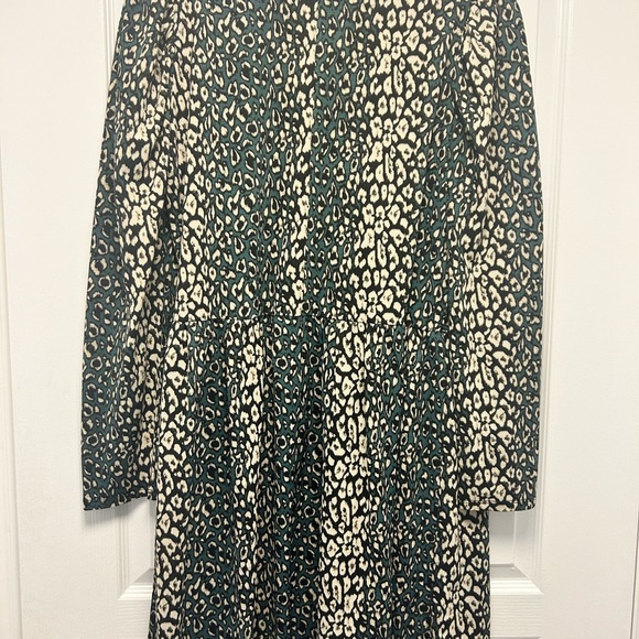 Zara Green Leopard print tunic dress - Picture 4 of 4